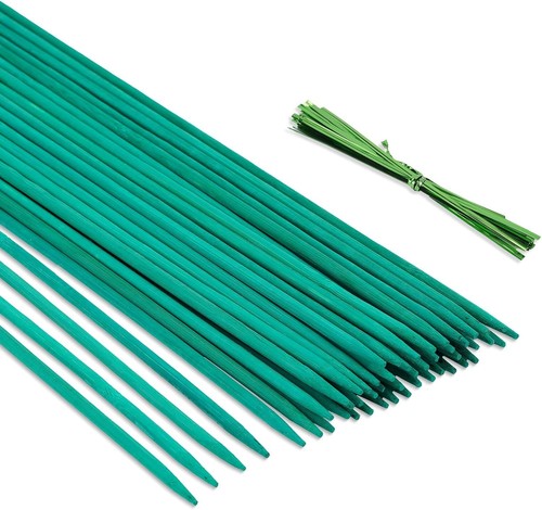 Bambus pflanzenstab 45cm 50er - bambus,